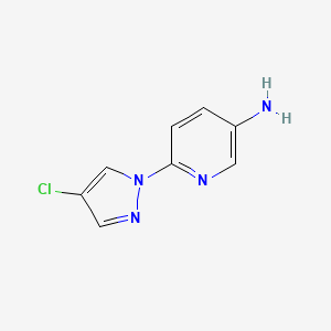 6-(4-chloro-1H-pyrazol-1-yl)pyridin-3-amine