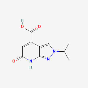 2-Isopropyl-6-oxo-6,7-dihydro-2H-pyrazolo[3,4-b]pyridine-4-carboxylic acid