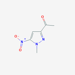 molecular formula C6H7N3O3 B14923781 1-(1-Methyl-5-nitro-1H-pyrazol-3-yl)ethanone 