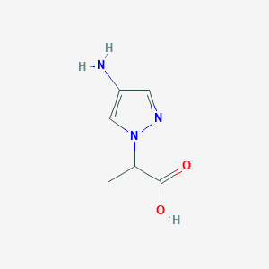 2-(4-Amino-1H-pyrazol-1-YL)propanoic acid