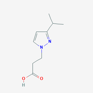 3-[3-(propan-2-yl)-1H-pyrazol-1-yl]propanoic acid