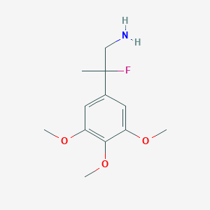 2-Fluoro-2-(3,4,5-trimethoxyphenyl)propan-1-amine