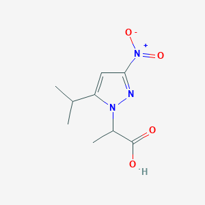 2-[3-nitro-5-(propan-2-yl)-1H-pyrazol-1-yl]propanoic acid