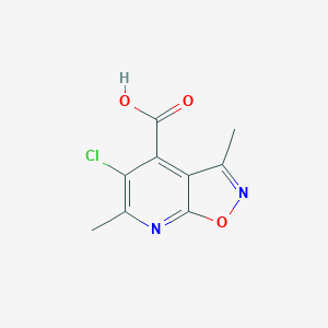 5-Chloro-3,6-dimethylisoxazolo[5,4-b]pyridine-4-carboxylic acid