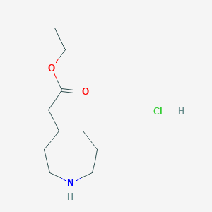 Ethyl 2-(azepan-4-yl)acetate hydrochloride