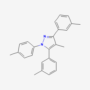 4-methyl-3,5-bis(3-methylphenyl)-1-(4-methylphenyl)-1H-pyrazole