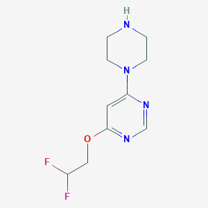 4-(2,2-Difluoroethoxy)-6-(piperazin-1-yl)pyrimidine