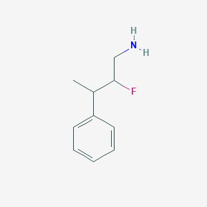 molecular formula C10H14FN B1492396 2-フルオロ-3-フェニルブタン-1-アミン CAS No. 2092602-49-6