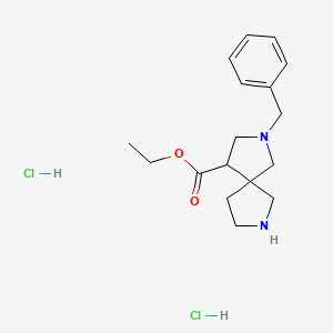 Ethyl 2-benzyl-2,7-diazaspiro[4.4]nonane-4-carboxylate dihydrochloride