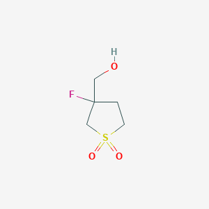 3-Fluoro-3-(hydroxymethyl)-1lambda6-thiolane-1,1-dione