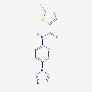 N-(4-(1H-Imidazol-1-yl)phenyl)-5-fluorothiophene-2-carboxamide