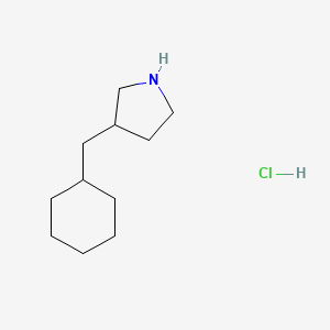 3-(Cyclohexylmethyl)pyrrolidine hydrochloride
