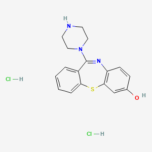 7-Hydroxy-N-des{[2-(2-hydroxy)ethoxy]ethyl} Quetiapine Dihydrochloride