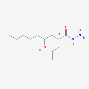 2-(2-Hydroxyheptyl)-4-pentenohydrazide