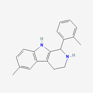 6-Methyl-1-(o-tolyl)-2,3,4,9-tetrahydro-1H-pyrido[3,4-b]indole