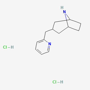 3-[(Pyridin-2-yl)methyl]-8-azabicyclo[3.2.1]octane dihydrochloride