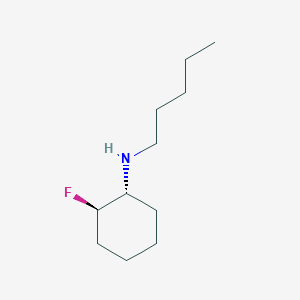 molecular formula C11H22FN B1492423 (1R,2R)-2-fluoro-N-pentylcyclohexan-1-amine CAS No. 2165766-80-1