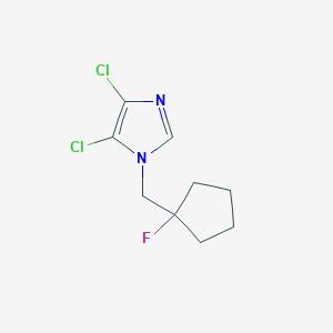 4,5-dichloro-1-[(1-fluorocyclopentyl)methyl]-1H-imidazole