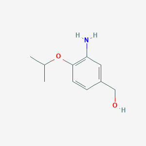 molecular formula C10H15NO2 B1492428 (3-氨基-4-异丙氧基苯基)-甲醇 CAS No. 2113623-83-7