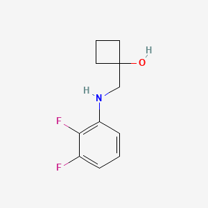 molecular formula C11H13F2NO B1492434 1-{[(2,3-Difluorphenyl)amino]methyl}cyclobutan-1-ol CAS No. 2200460-14-4