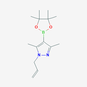 1-Allyl-3,5-dimethyl-4-(4,4,5,5-tetramethyl-[1,3,2]dioxaborolan-2-yl)-1H-pyrazole