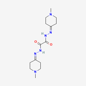 N'~1~,N'~2~-bis(1-methylpiperidin-4-ylidene)ethanedihydrazide