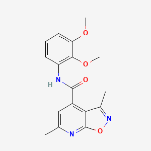 N-(2,3-dimethoxyphenyl)-3,6-dimethyl[1,2]oxazolo[5,4-b]pyridine-4-carboxamide