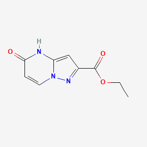 molecular formula C9H9N3O3 B1492438 5-羟基吡唑并[1,5-A]嘧啶-2-羧酸乙酯 CAS No. 1363405-50-8