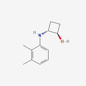 trans-2-[(2,3-Dimethylphenyl)amino]cyclobutan-1-ol