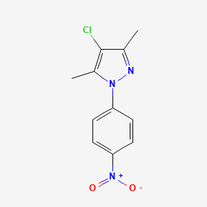 4-chloro-3,5-dimethyl-1-(4-nitrophenyl)-1H-pyrazole