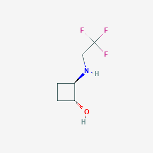 trans-2-[(2,2,2-Trifluoroethyl)amino]cyclobutan-1-ol