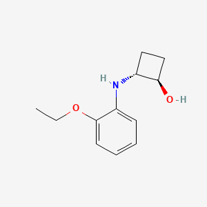 trans-2-[(2-Ethoxyphenyl)amino]cyclobutan-1-ol