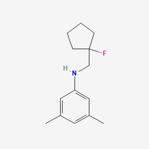 molecular formula C14H20FN B1492459 N-[(1-fluorocyclopentyl)methyl]-3,5-dimethylaniline CAS No. 2097975-29-4