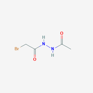 molecular formula C4H7BrN2O2 B1492467 N'-acetyl-2-bromoacetohydrazide CAS No. 1342263-70-0