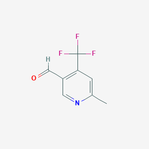 6-Methyl-4-trifluoromethyl-pyridine-3-carbaldehyde