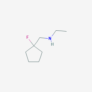 Ethyl[(1-fluorocyclopentyl)methyl]amine