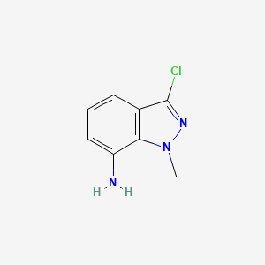 3-Chloro-1-methyl-1H-indazol-7-amine