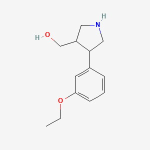 (4-(3-Ethoxyphenyl)pyrrolidin-3-yl)methanol