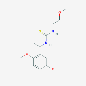 1-[1-(2,5-Dimethoxyphenyl)ethyl]-3-(2-methoxyethyl)thiourea