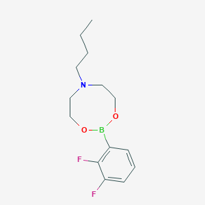 molecular formula C14H20BF2NO2 B1492510 6-Butyl-2-(2,3-difluorophenyl)-1,3,6,2-dioxazaborocane CAS No. 1190989-00-4