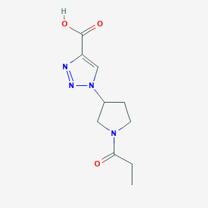 1-(1-propionylpyrrolidin-3-yl)-1H-1,2,3-triazole-4-carboxylic acid