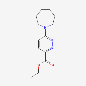 molecular formula C13H19N3O2 B1492533 Ethyl-6-(Azepan-1-yl)pyridazin-3-carboxylat CAS No. 2098024-72-5