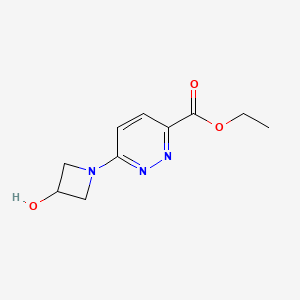 Ethyl 6-(3-hydroxyazetidin-1-yl)pyridazine-3-carboxylate