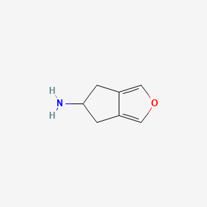 molecular formula C7H9NO B1492536 5,6-dihydro-4H-cyclopenta[c]furan-5-amine CAS No. 2090268-55-4