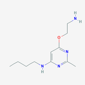 molecular formula C11H20N4O B1492538 6-(2-aminoethoxy)-N-butyl-2-methylpyrimidin-4-amine CAS No. 2097969-13-4