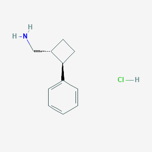 trans-(2-Phenylcyclobutyl)methanamine hydrochloride