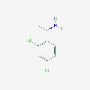 molecular formula C8H9Cl2N B149255 (S)-1-(2,4-二氯苯基)乙胺 CAS No. 133492-69-0