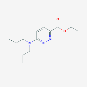 molecular formula C13H21N3O2 B1492552 Ethyl 6-(dipropylamino)pyridazine-3-carboxylate CAS No. 2098085-90-4