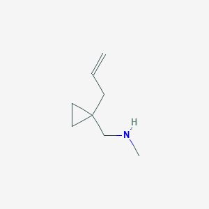 molecular formula C8H15N B1492563 1-(1-allylcyclopropyl)-N-methylmethanamine CAS No. 1935240-10-0