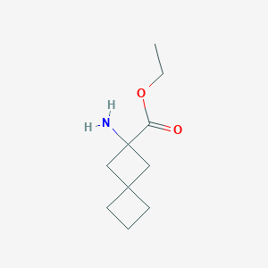 molecular formula C10H17NO2 B1492564 2-氨基螺[3.3]庚烷-2-羧酸乙酯 CAS No. 2098045-26-0